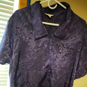 Victoria's Secret Night Shirt Purple Small